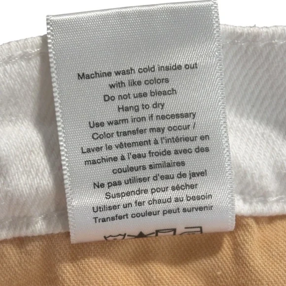 Rag & Bone White Peyton Midrise Bootcut in Optic White Denim Jeans Size 30 Women - Picture 8 of 15